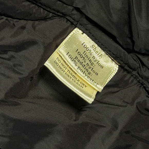 Dylan Los Angeles Black Quilted Hooded Long Vest Jacket‎ XS Made in China - Picture 7 of 9